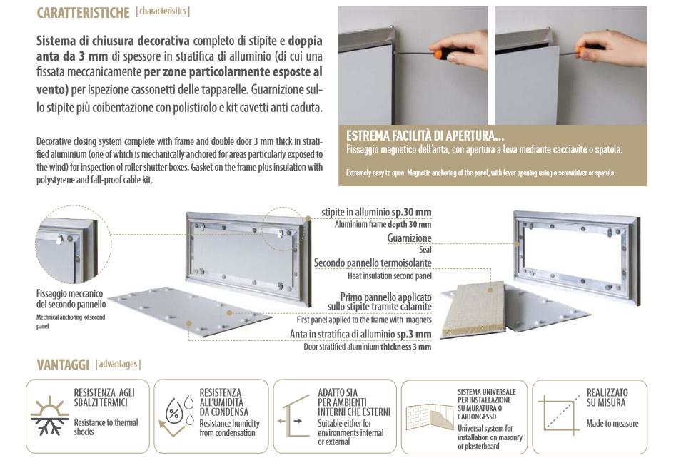 Stipite I One per installare a filo muro le placche copri interruttore  Sistemi RasoParete - Vendita Online