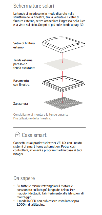 Tenda oscurante plissettata interna INTEGRA elettrica per finestre per  tetti piani - nera 100x100