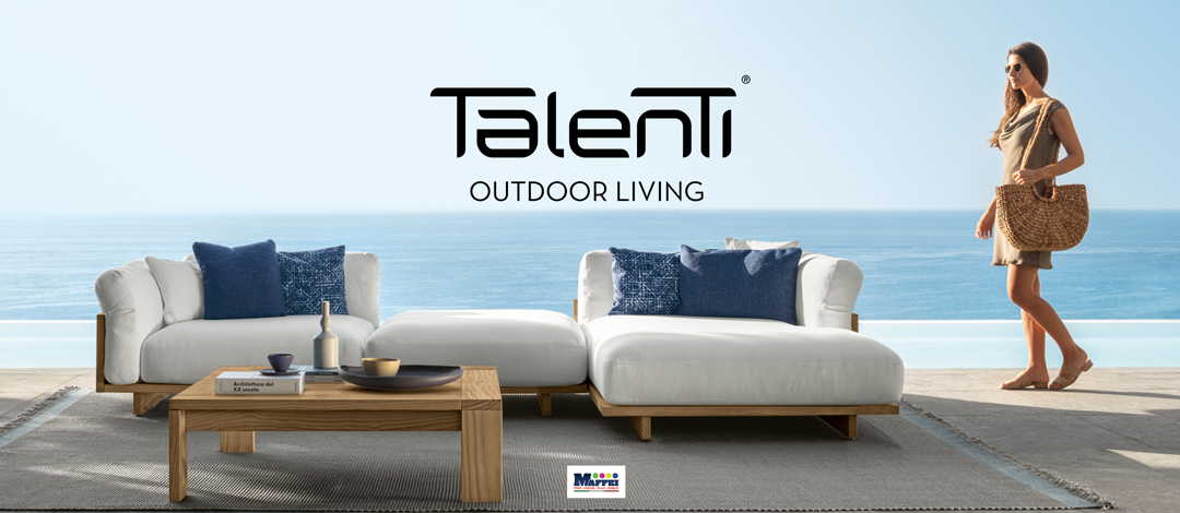 Talenti Outdoor: arredo per giardino moderno e raffinato